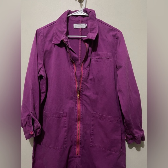 Red Sky Oversize Boho Zip Jumpsuit - Picture 5 of 9